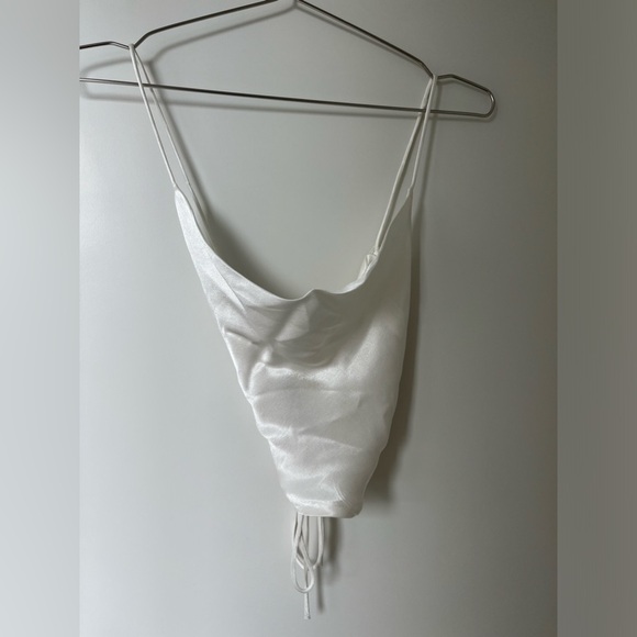 White satin effect top size XS - Picture 2 of 5